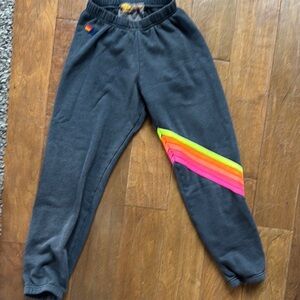Aviator Nation Gray Sweatpants Joggers with Elastic Cuffs